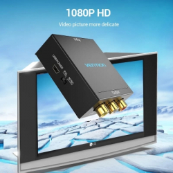 Конвертор HDMI to RCA Metal Type black Vention (AEEB0) - Картинка 4