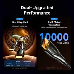 Кабель мультимедійний HDMI M to HDMI M 80.0m 4K fiber optic black Vention (ALSBAF) - Картинка 4