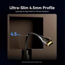 Кабель мультимедійний HDMI M to HDMI M 80.0m 4K fiber optic black Vention (ALSBAF) - Картинка 6