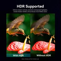 Кабель мультимедійний HDMI M to HDMI M 50.0m 4K fiber optic black Vention (ALSBX) - Картинка 9