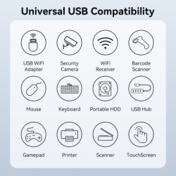 Дата кабель USB 2.0 AM/AF 15.0m Active black Vention (CBKBN) - Картинка 7