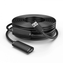 ���� ������ USB 2.0 AM/AF 20.0m Active black Vention (CBKBQ)