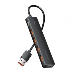 ������������ Vention USB to 4xUSB 3.2 Gen2 + USB-C 10Gbps 0.15m black (CHOBB)