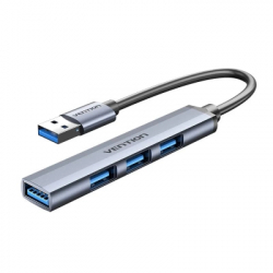 ������������ Vention USB 3.0 to 1xUSB 3.0 + 3xUSB 2.0 0.15m gray (CKOHB)