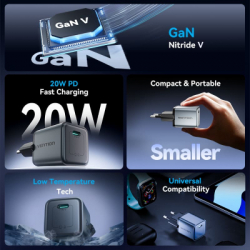 �������� ������� Vention USB-C PD20W GaN gray (FEVH0-EU) - �������� 3