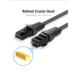 Патч-корд 0.75м, UTP cat 6 RJ-45 black Vention (IBABE) - Картинка 6