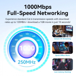 ����-���� 1�, UTP cat 6 RJ-45 black Vention (IBEBF) - �������� 3