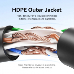 ����-���� 1�, UTP cat 6 RJ-45 black Vention (IBEBF) - �������� 6