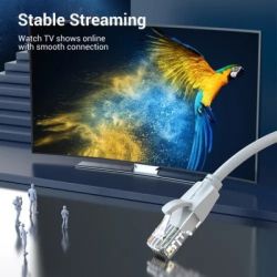 Патч-корд 1.5м, UTP cat 6 RJ-45 gray Vention (IBEHG) - Картинка 5