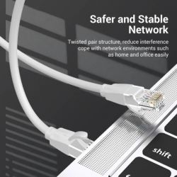 Патч-корд 3м, UTP cat 6 RJ-45 gray Vention (IBEHI) - Картинка 4