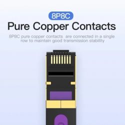Патч-корд 2м, FTP cat 7 RJ-45 black Vention (ICABH) - Картинка 3