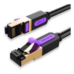 ����-���� 1�, S/FTP cat 7 RJ-45 black Vention (ICDBF)