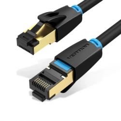 ����-���� 0.5�, S/FTP cat 8 RJ-45 black Vention (IKABD)