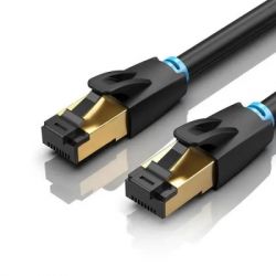����-���� 2�, S/FTP cat 8 RJ-45 black Vention (IKABH)