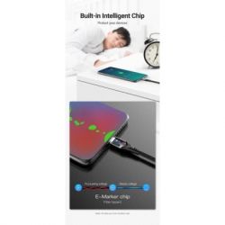 ���� ������ USB-C to USB-C 1.0m 5A aluminum gray Vention (TAEHF) - �������� 6