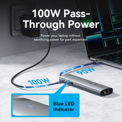 ������������ Vention USB-C 7-in-1 USB-C PD + USB 3.2 + USB 3.0 + USB 2.0 + RJ45 + SD/TF + HDMI 0.15m (TGUHB) - �������� 7
