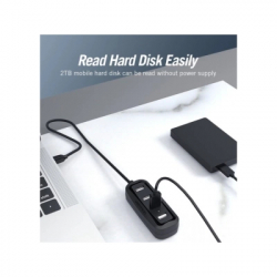 ������������ Vention USB 2.0 to 4xUSB 2.0 0.15m black (VAS-J43-B015) - �������� 5