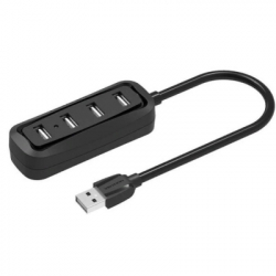 ������������ Vention USB 2.0 to 4xUSB 2.0 0.15m black (VAS-J43-B015)