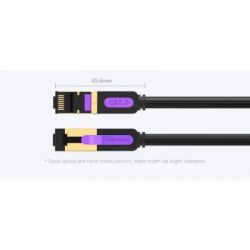 Патч-корд 0.5м, S/FTP cat 7 RJ-45 black Vention (ICDBD) - Картинка 9