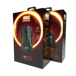 Мышка AOC GM170B LED USB Black (GM170B/LA) - Картинка 11