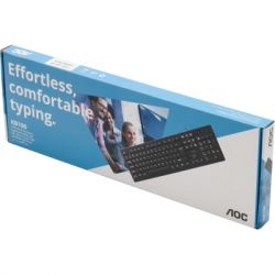 Клавиатура AOC KB100B USB UA Black (KB100B/97) - Картинка 10
