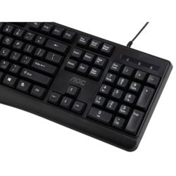 Клавиатура AOC KB120B USB UA Black (KB120B/97) - Картинка 5