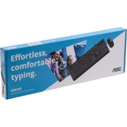Комплект AOC KM220B USB UA Black (KM220B/97) - Картинка 12