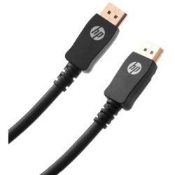 Кабель мультимедийный DisplayPort M to DisplayPort M 2.0m V1.2 4K60Hz black HP (HP_DHC-DP01-2M) - Картинка 3