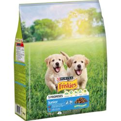 Сухой корм для собак Purina Friskies Junior с курицей, овощами и молоком 2.4 кг (7613034232205) - Картинка 3