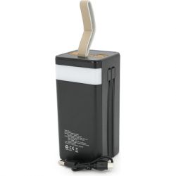 ������� ������������ Linkage 50000mAh, Solar, 22.5W, cables ����-�+Lighting, Black (LKP-47) - �������� 4