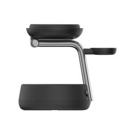 Зарядное устройство Belkin UltraCharge Pro Wireless 3-in-1 25W charcoal (WIZ040KQCH) - Картинка 3