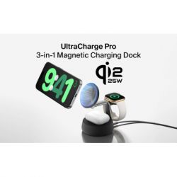Зарядное устройство Belkin UltraCharge Pro Wireless 3-in-1 25W charcoal (WIZ040KQCH) - Картинка 7