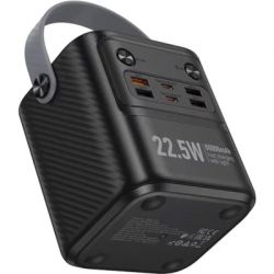 Батарея універсальна HOCO 80000mAh, 22.5W, PD20W, 4*USB/2*Type-C, ліхтарик, Black (J152 / 44522) - Картинка 2