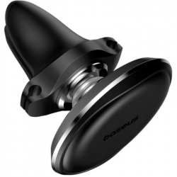 ������������� ���������� Baseus Magnetic Car Mount Phone Holder with Cable Clip Air Vent Version Cluster Black (C40141201113-00) - �������� 3