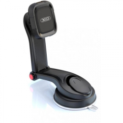 Універсальний автотримач XO C106 Dashboard suction cup adjustable magnetic Phone holder Black (6920680830343) - Картинка 2