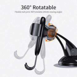 ������������� ���������� Essager MoJack Gravity Car Phone Holder (osculum type) Black (EZJXP-MJ01) - �������� 7