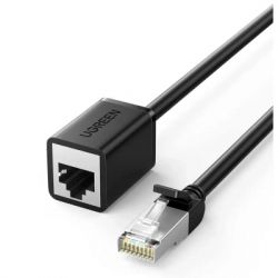 ����-���� 2�, F/UTP Cat 6 Ethernet RJ45 Extension Male/Female Patch Cords NW112 Black Ugreen (11281)