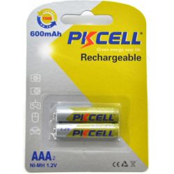 ����������� AAA R03 600mAh 1.2V NiMH Rechargeable Battery, 2��/�� PkCell (PC/AAA600-2BR)