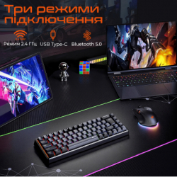 ��������� Meetion MK12 Bluetooth/USB Type-C Black (MT-MK12-A-RUA) - �������� 6