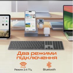 Клавиатура Meetion K230 Bluetooth/Wireless Black (MT-K230MW-A-RUA) - Картинка 4