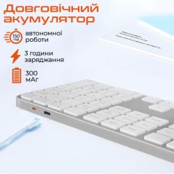 Клавиатура Meetion K230 Bluetooth/Wireless Black (MT-K230MW-A-RUA) - Картинка 5