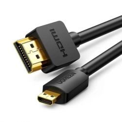������ ������������� HDMI M to HDMI micro M 2.0m 4K black Ugreen (30103)