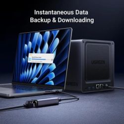 Перехідник USB-C to RJ45 Ethernet 2500Mbps Ugreen (25052) - Картинка 3