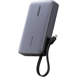 Батарея універсальна Ugreen 20000 mAh 145W Fast Charging Cable Space gray (U_55992B) - Картинка 3