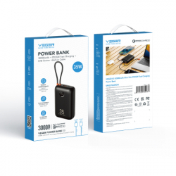 ������� ������������ VEGER 30000mAh K3 35W PD QC3.0 black (6977525750137) - �������� 5