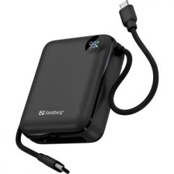 ������� ������������ Sandberg 10000mAh PD/3.1/20W, QC/3.0, USB-C In/Out, with 2 cables USB-C (421-26) - �������� 3