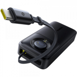 ������� ������������� Baseus 20000mAh Free2Pull 65W PD, built-in USB-C cable, Black (P10073700123-00) - �������� 4