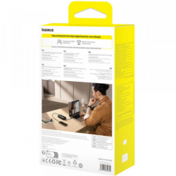 ������� ������������� Baseus 20000mAh Free2Pull 65W PD, built-in USB-C cable, Black (P10073700123-00) - �������� 8