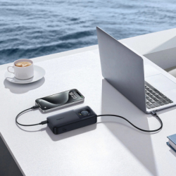 ������� ������������� Baseus 20000mAh Free2Pull 65W PD, built-in USB-C cable, Black (P10073700123-00) - �������� 9