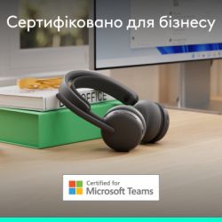 Навушники Logitech Zone Wireless 2 ES for Business Graphite (981-001512) - Картинка 7
